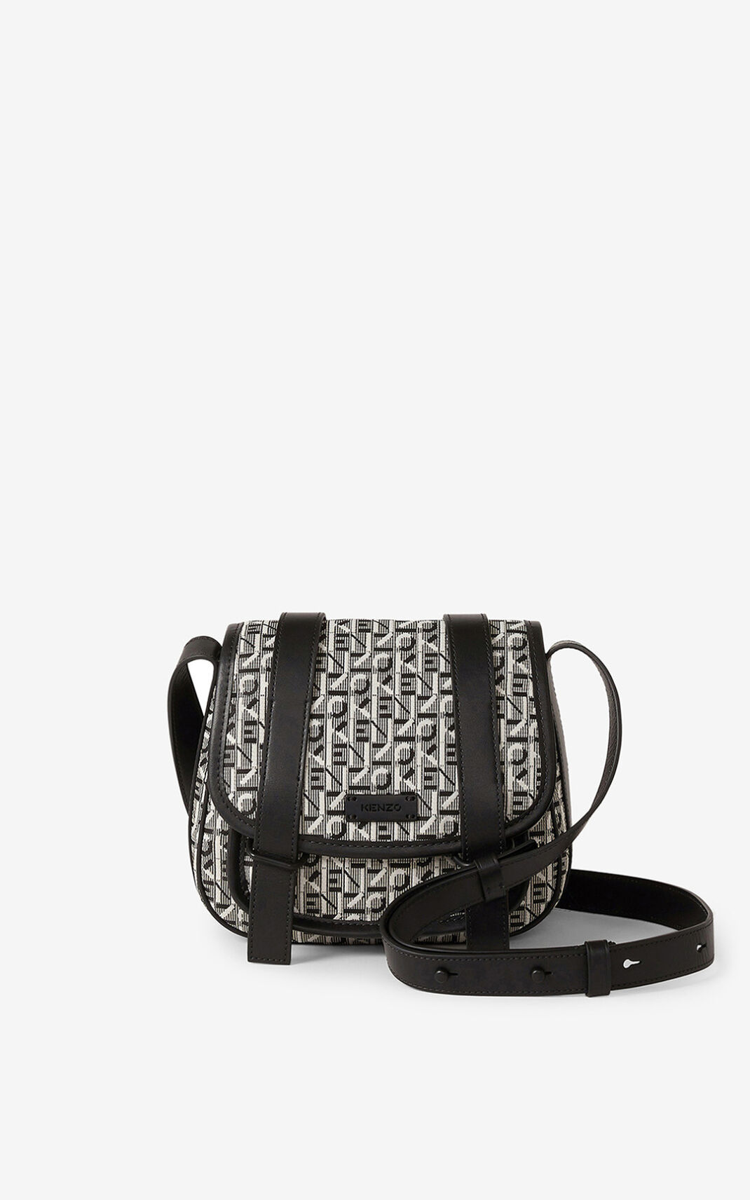 Kenzo Courier small jacquard Ženska Torbica Siva SI-3241259